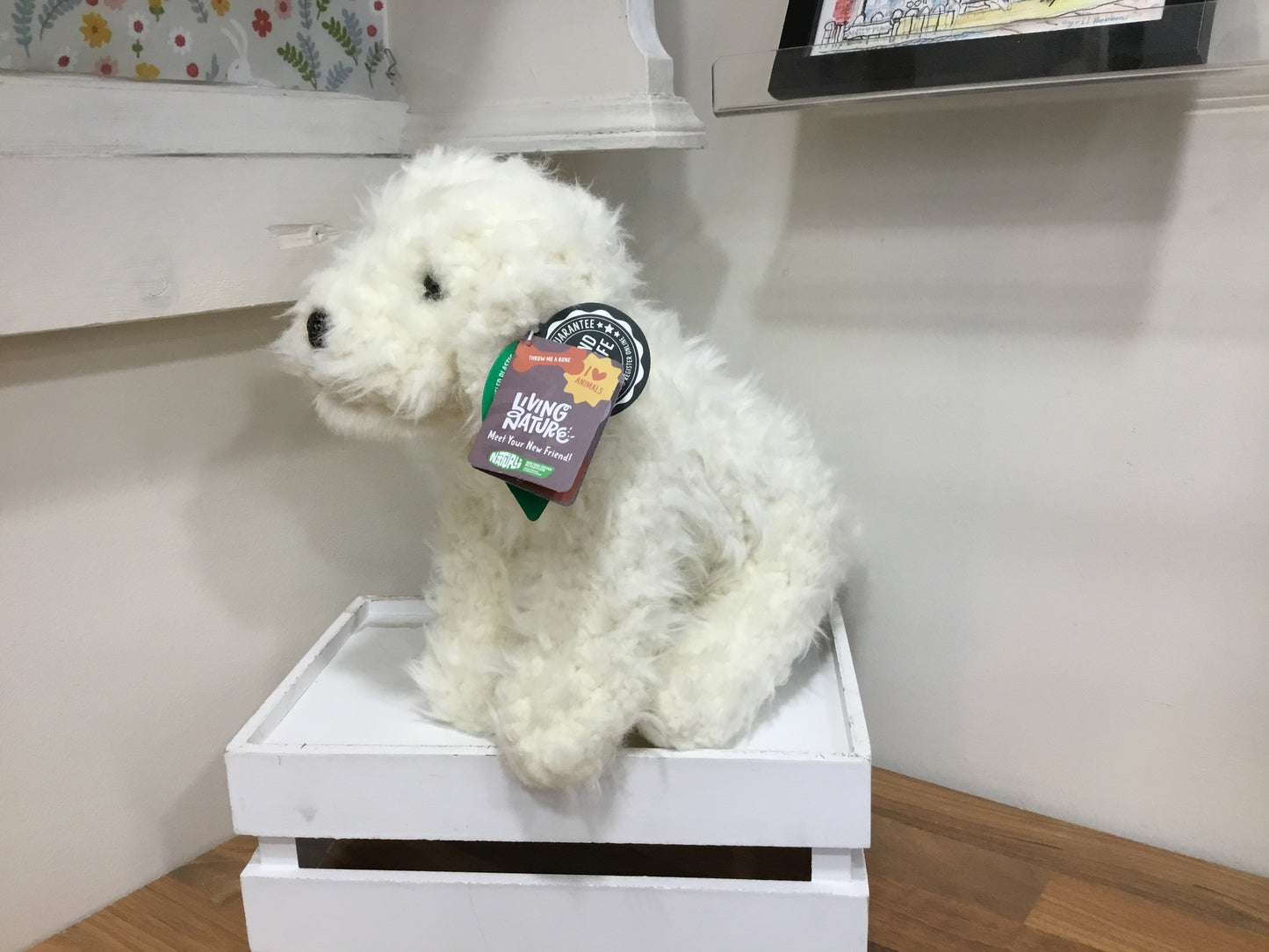 Labradoodle soft toy