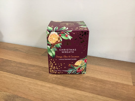Christmas wreath Candle