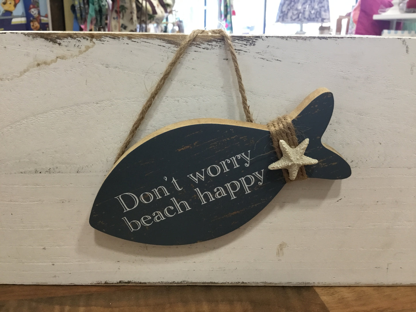 Fish shaped plaque
