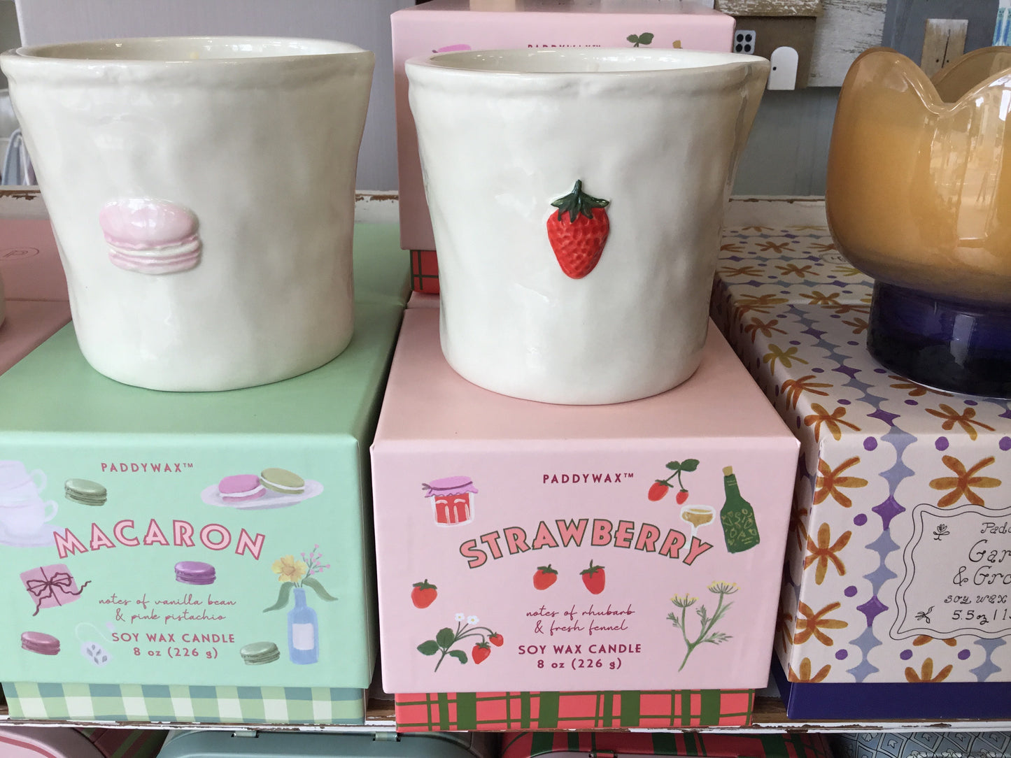Ceramic Strawberry Candle by Paddywax