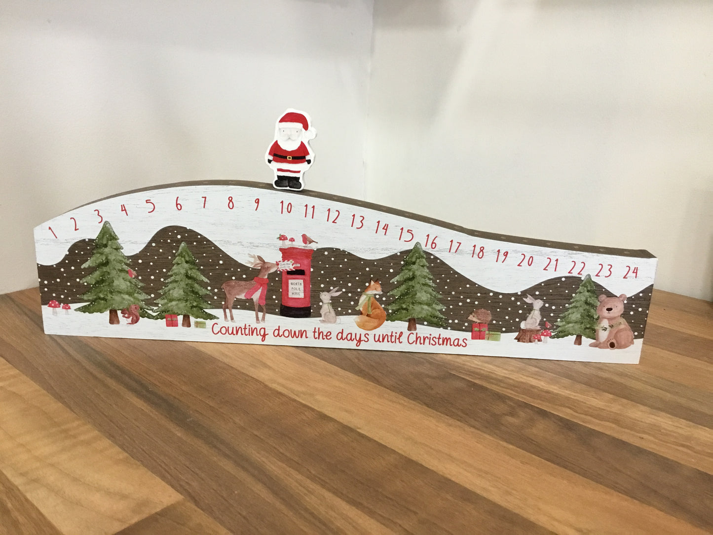 Santa countdown to Christmas