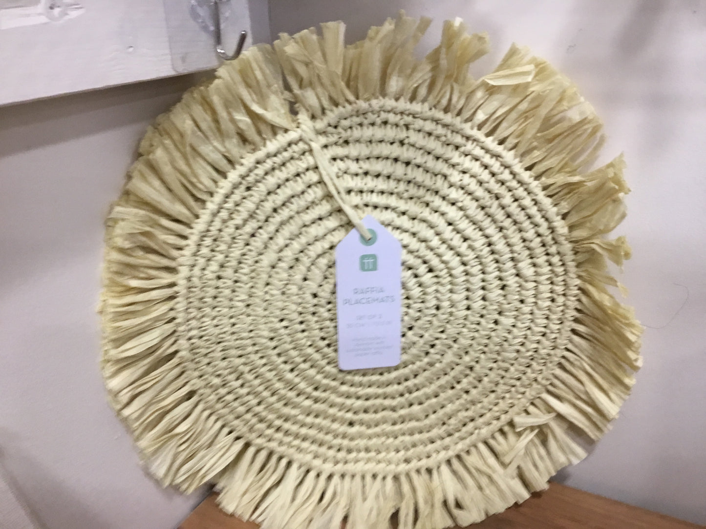 Raffia placemats