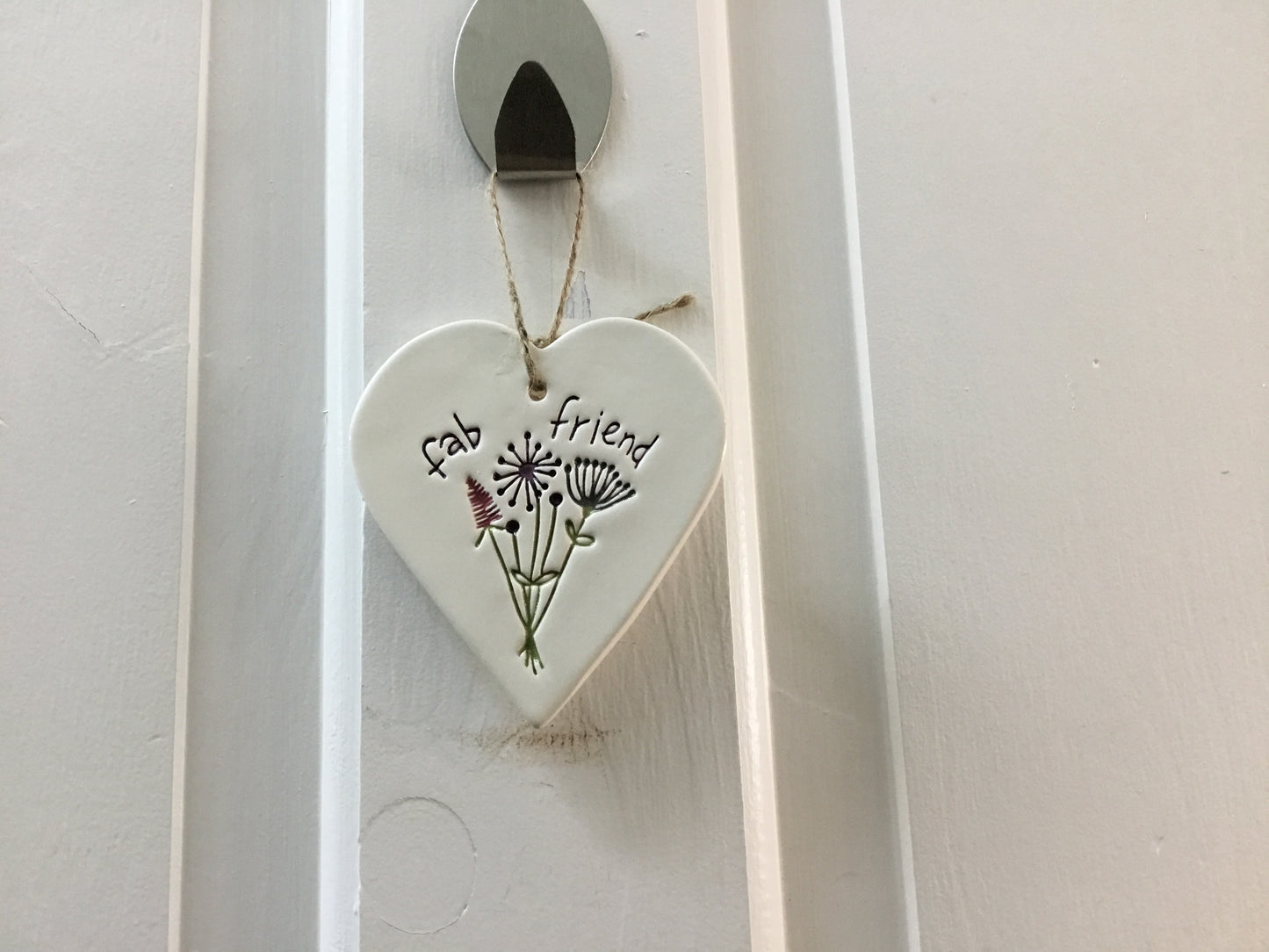 Ceramic heart. Fab friend
