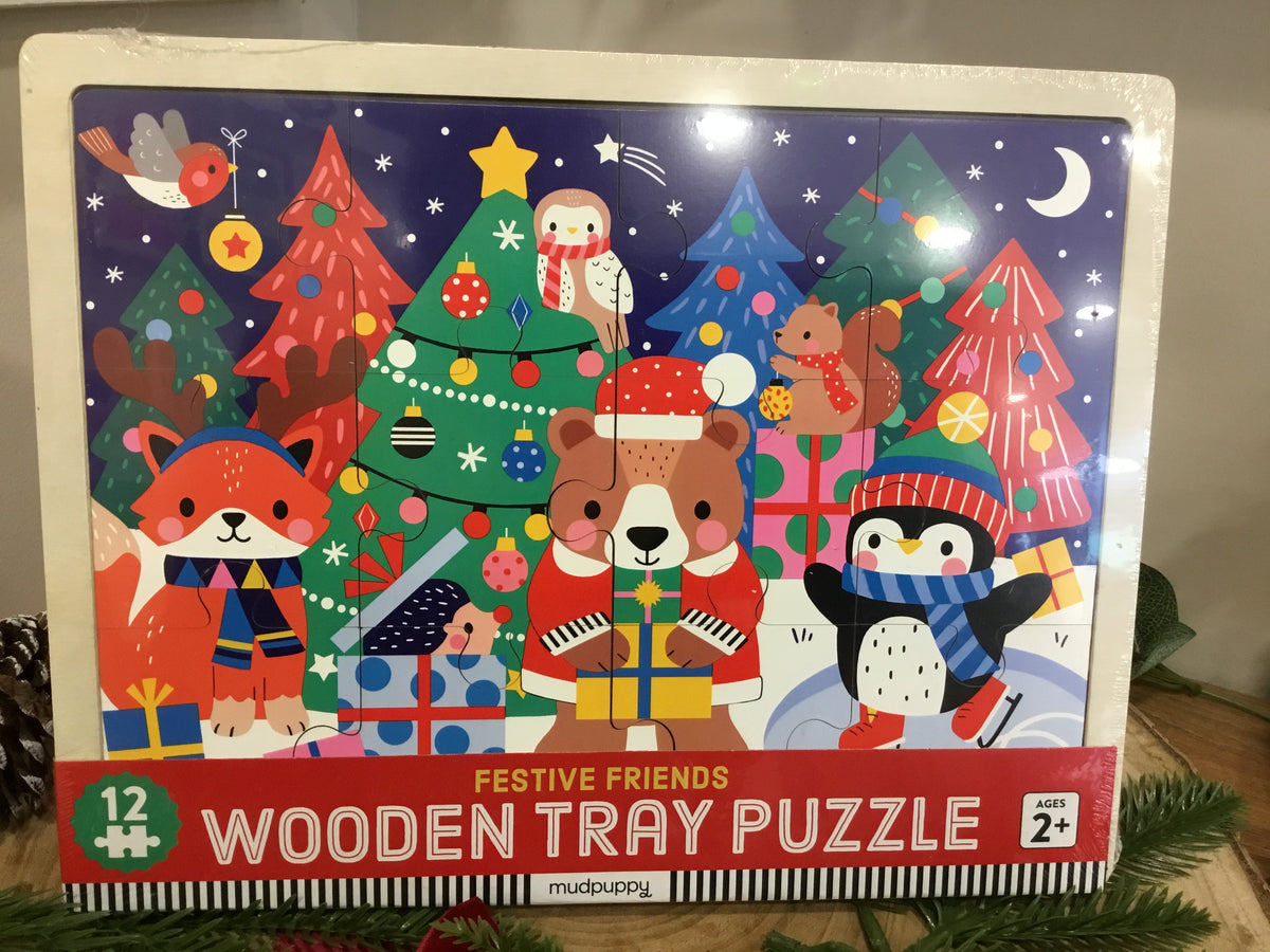 Wooden tray puzzle