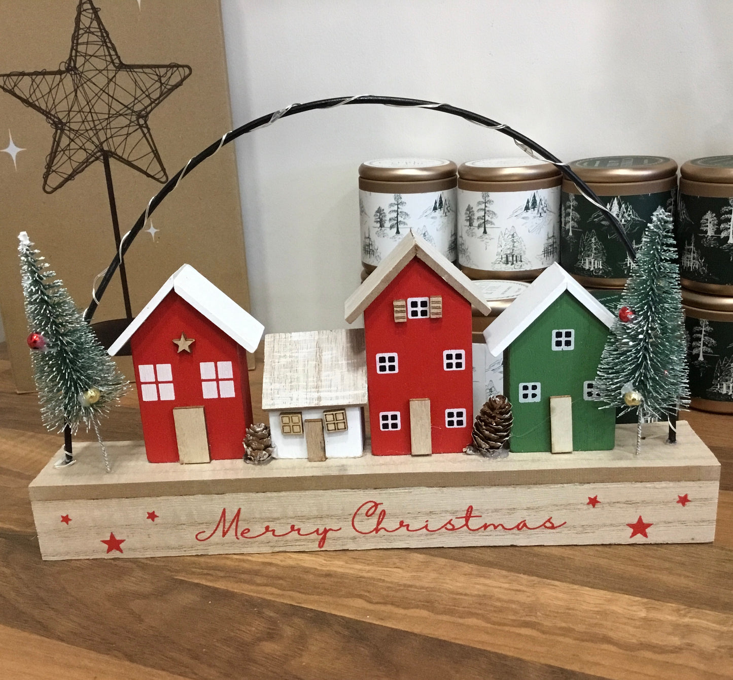 Light up street scene