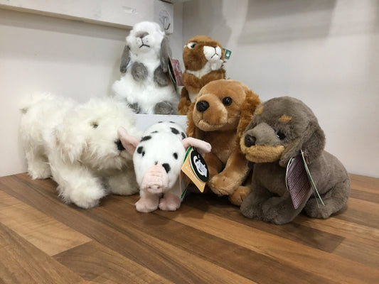 Assorted soft toys