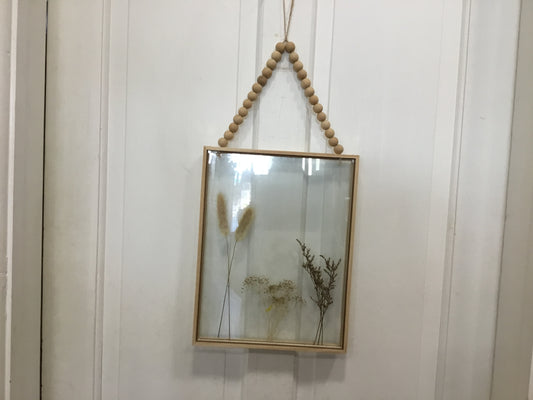 Dried flower beaded hanging decoration