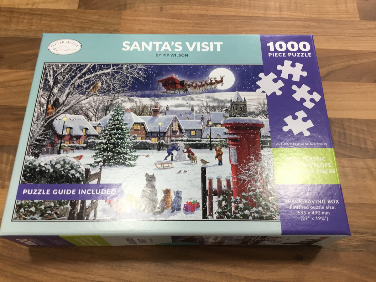 Santas Visit 1000 piece jigsaw