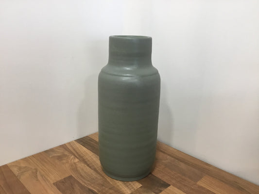 Muted green vase
