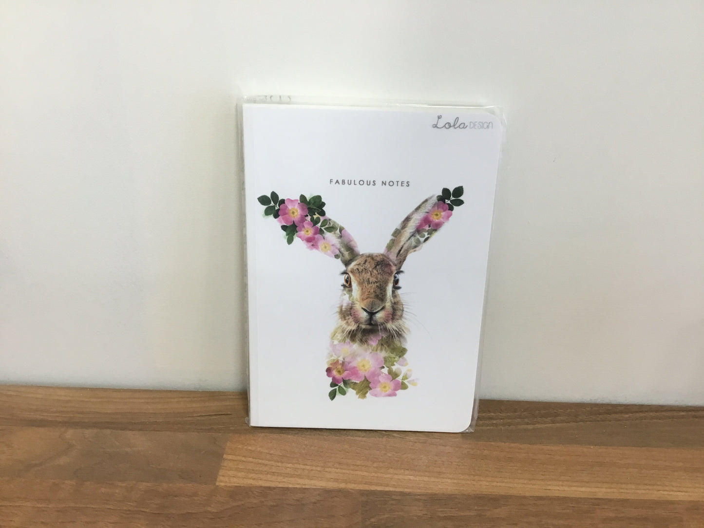 Lola Design - Floral Rabbit notebook
