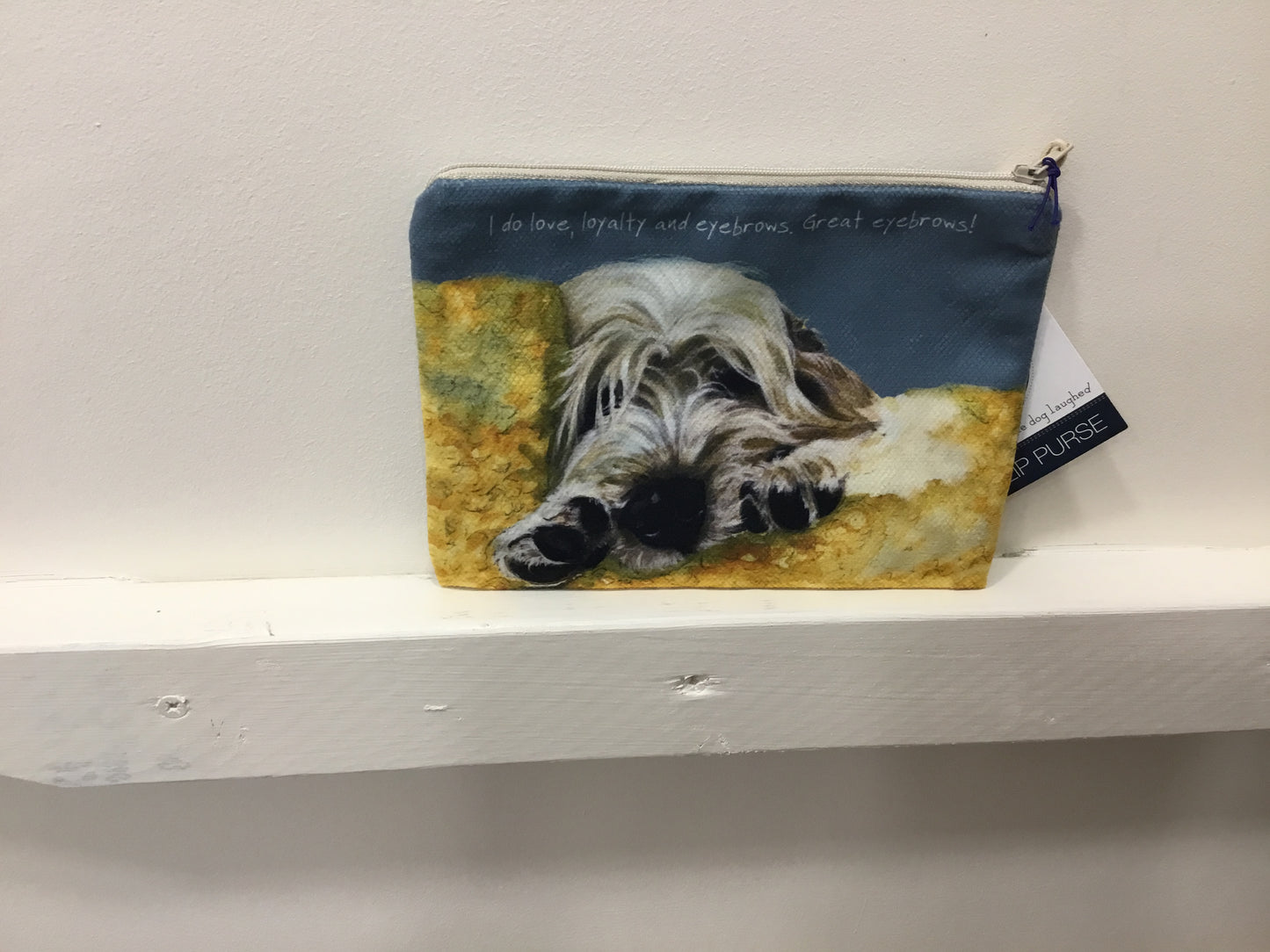 Purse. I do love loyalty and eyebrows.