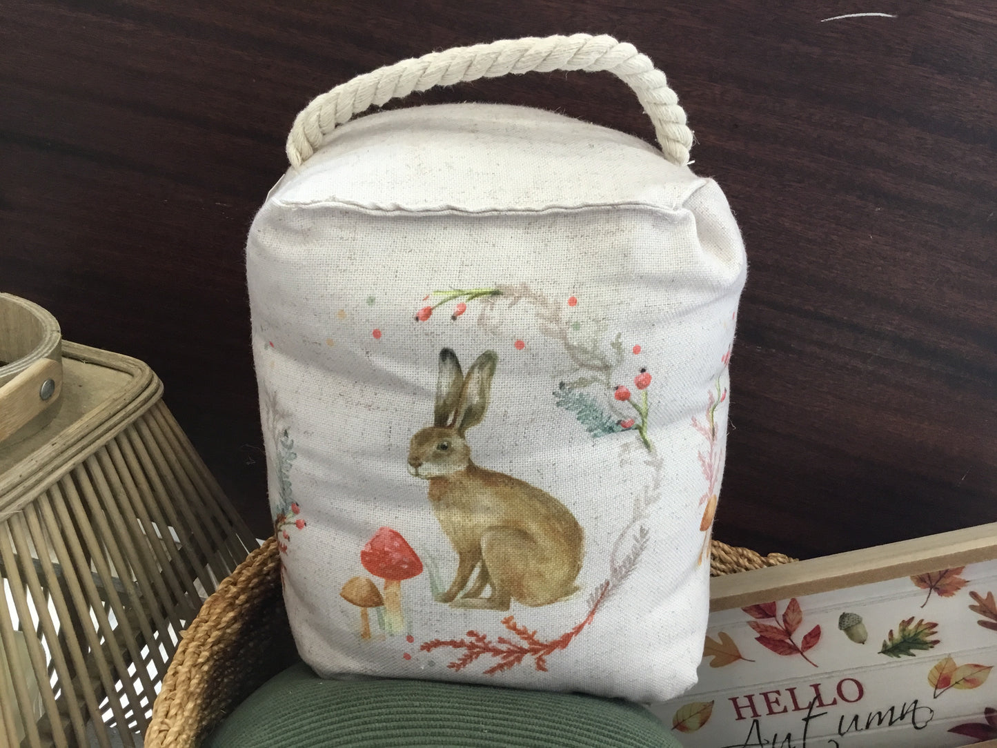 Woodland doorstop