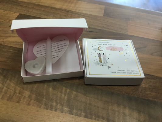 LOVE Candle gift