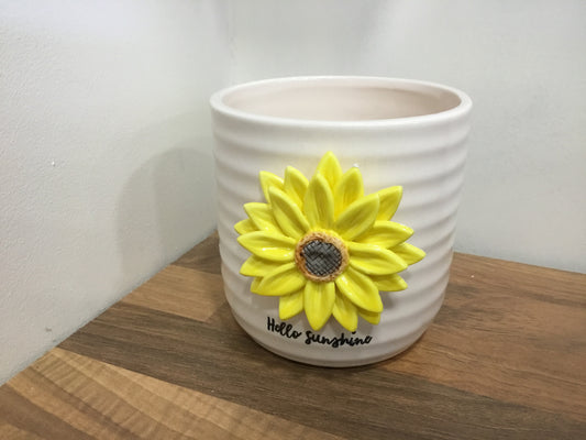 Sunflower pot