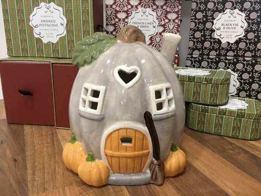 Pumpkin House tea light holder