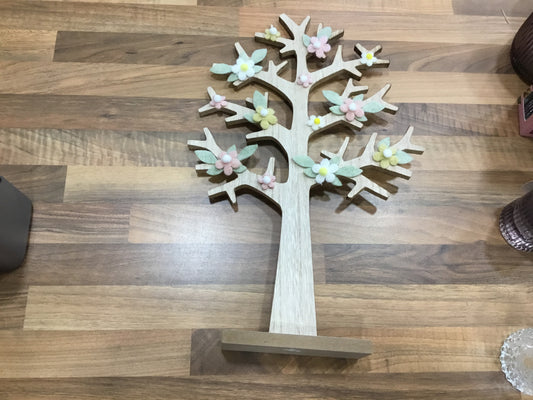 Wooden spring tree