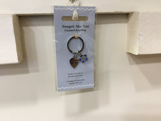 Forget me not keyring