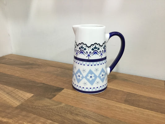 Pretty Blue patterned china jug