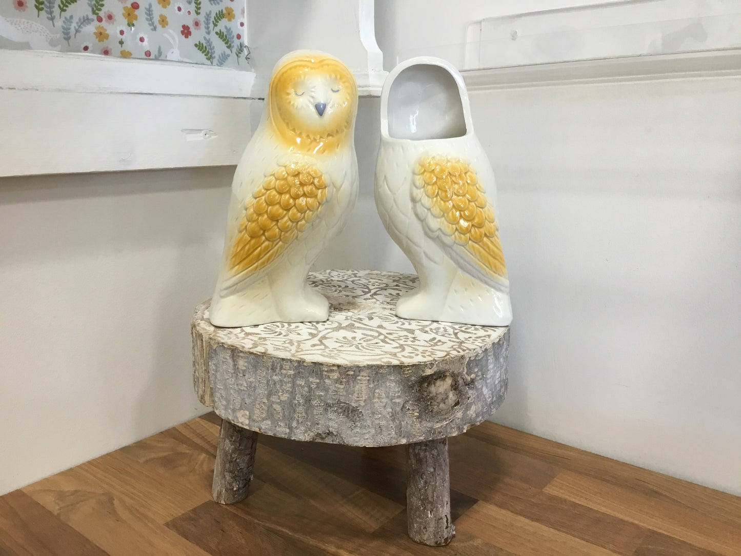 Owl vase.