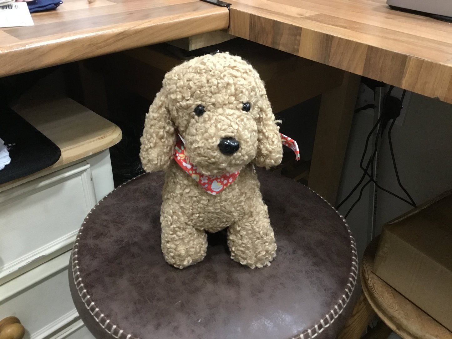 Cockapoo shaped doorstop