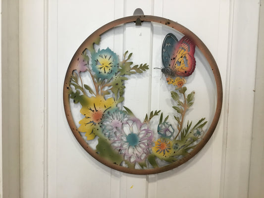 Butterfly metal wall art