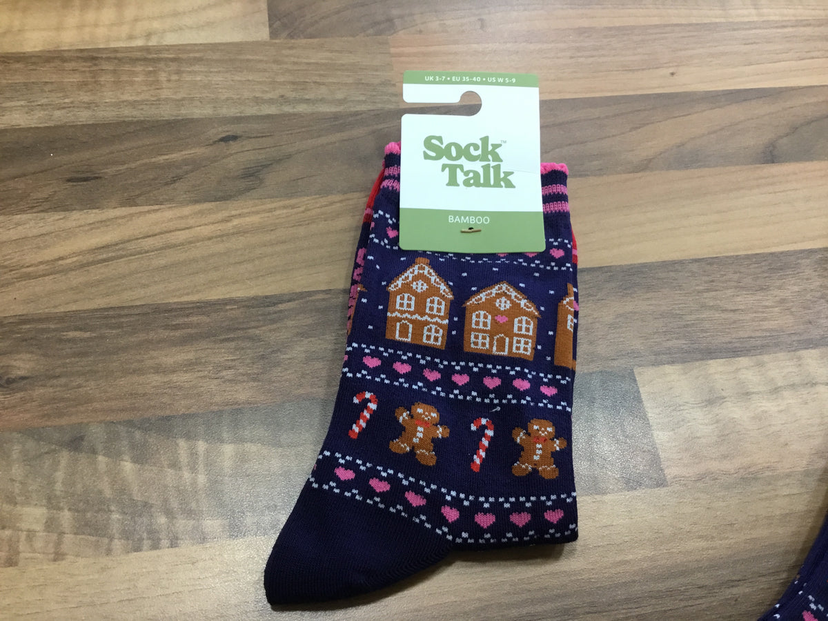 Ladies Gingerbread Socks