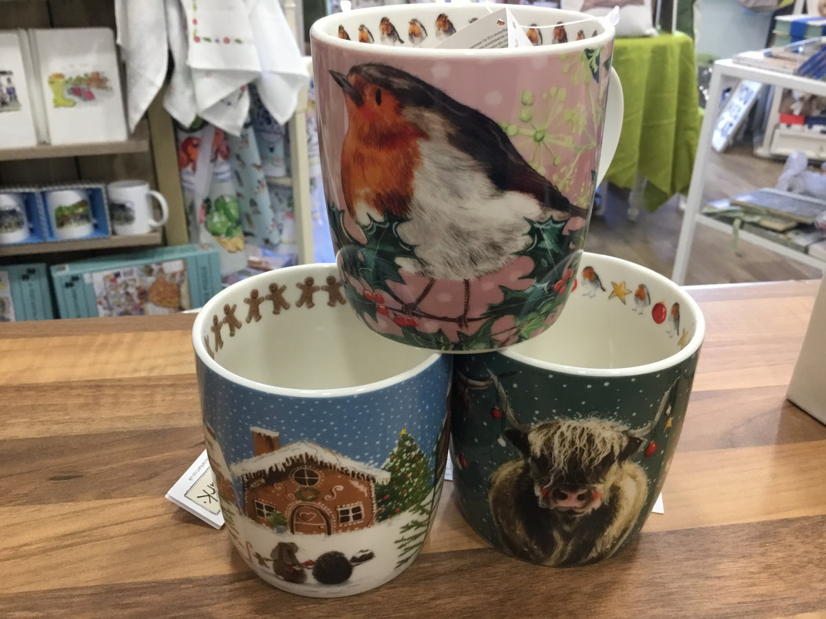 Christmas mug by Alex Clark