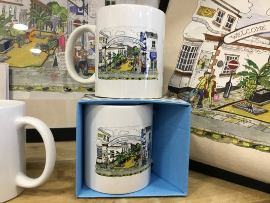 Custard corner mug