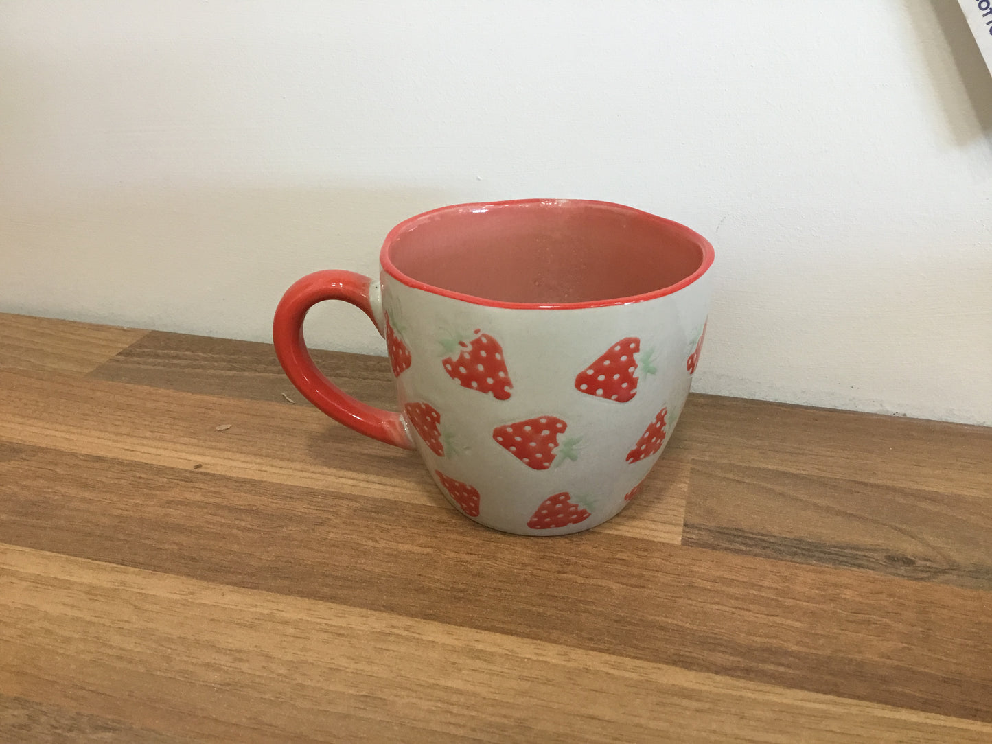 Strawberry mug by Sass & Belle