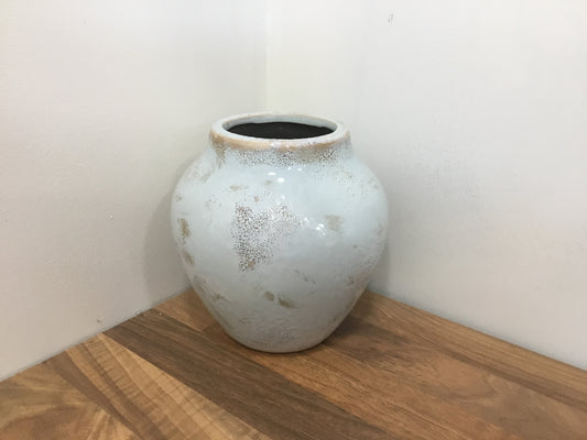 Rustic white vase