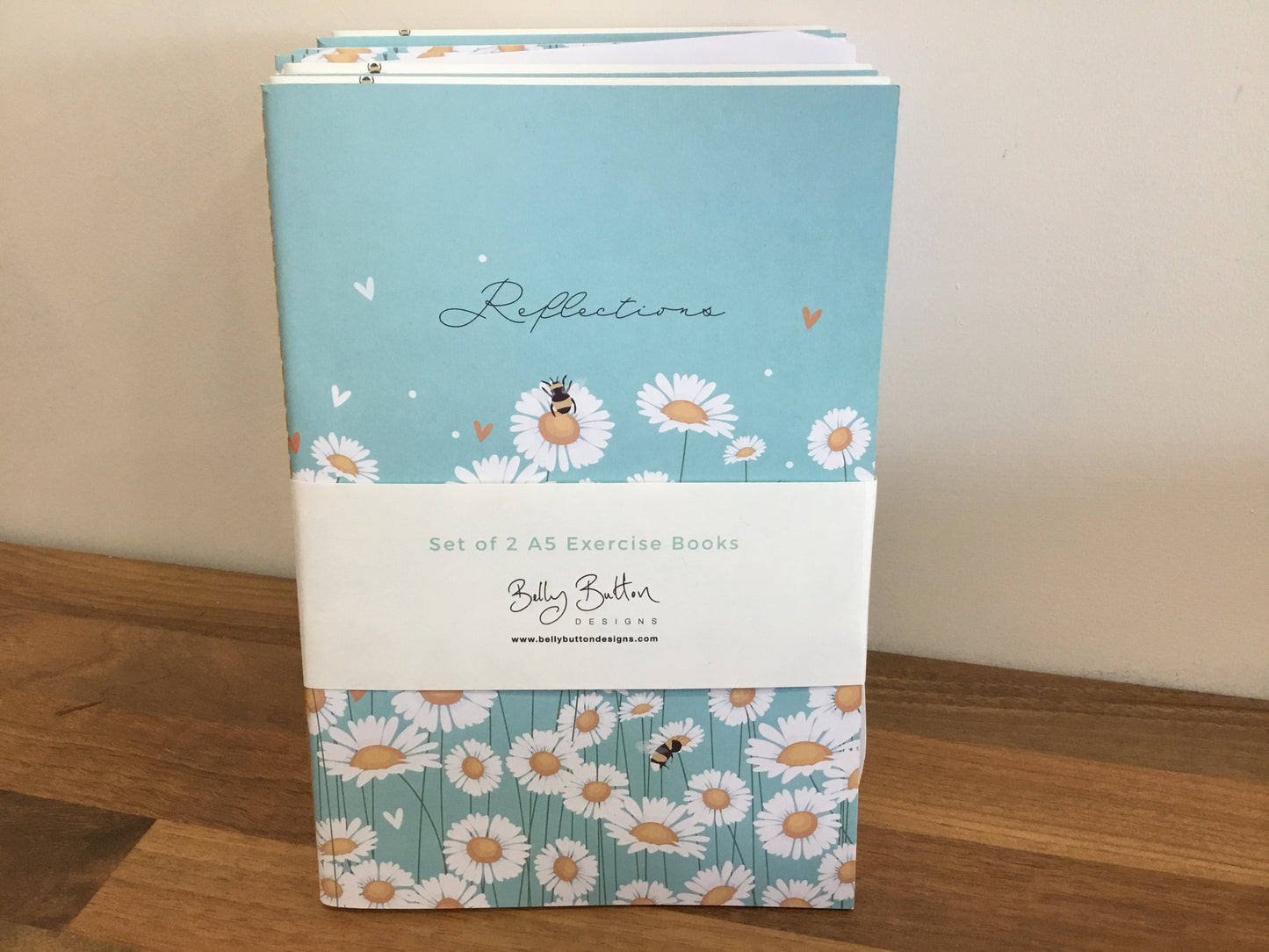 Set of 2 Daisy Exercise Books