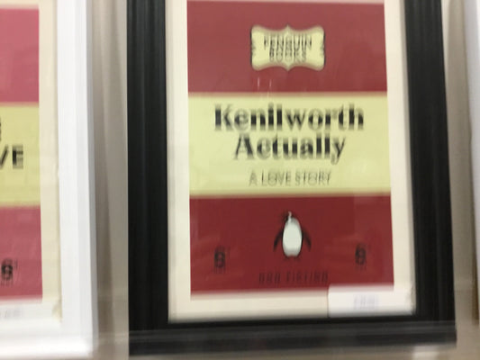 Kenilworth Actually.  Love story. Framed print