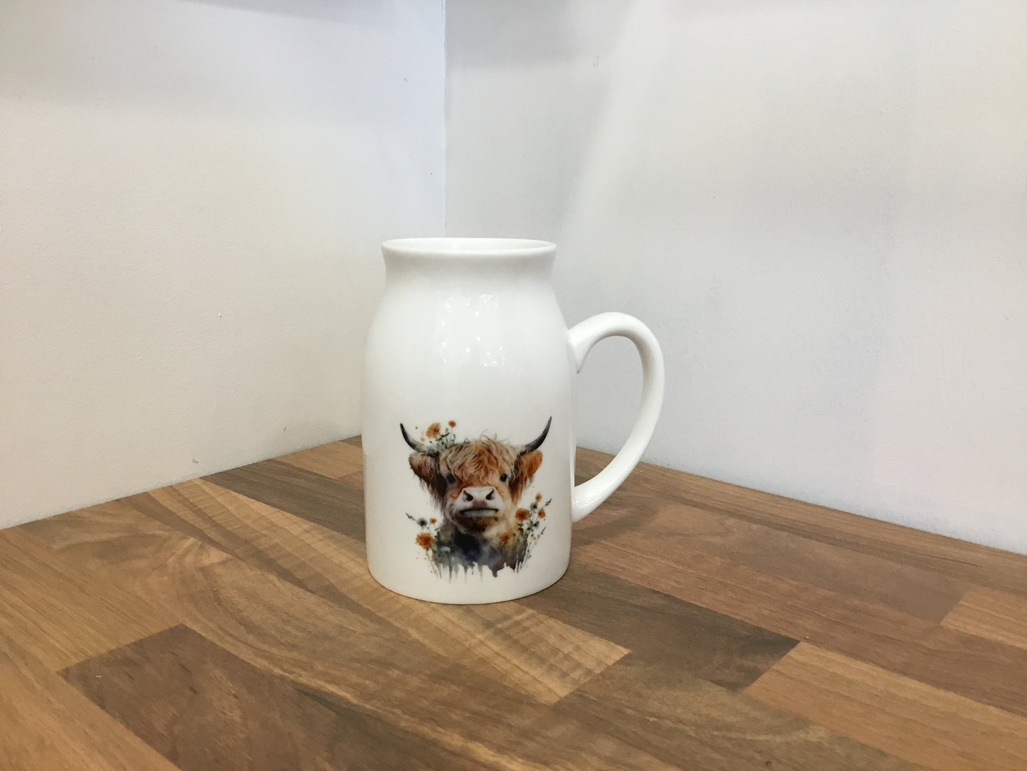 Highland cow jug.