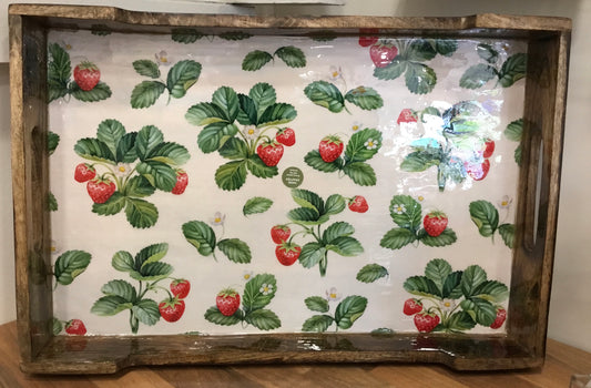 Mango Wood Strawberry Tray