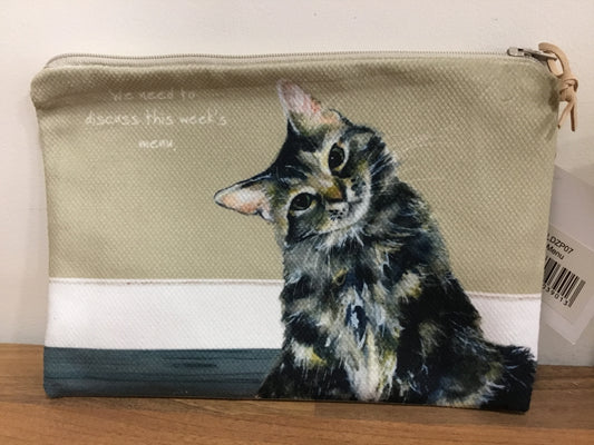 Tabby cat purse