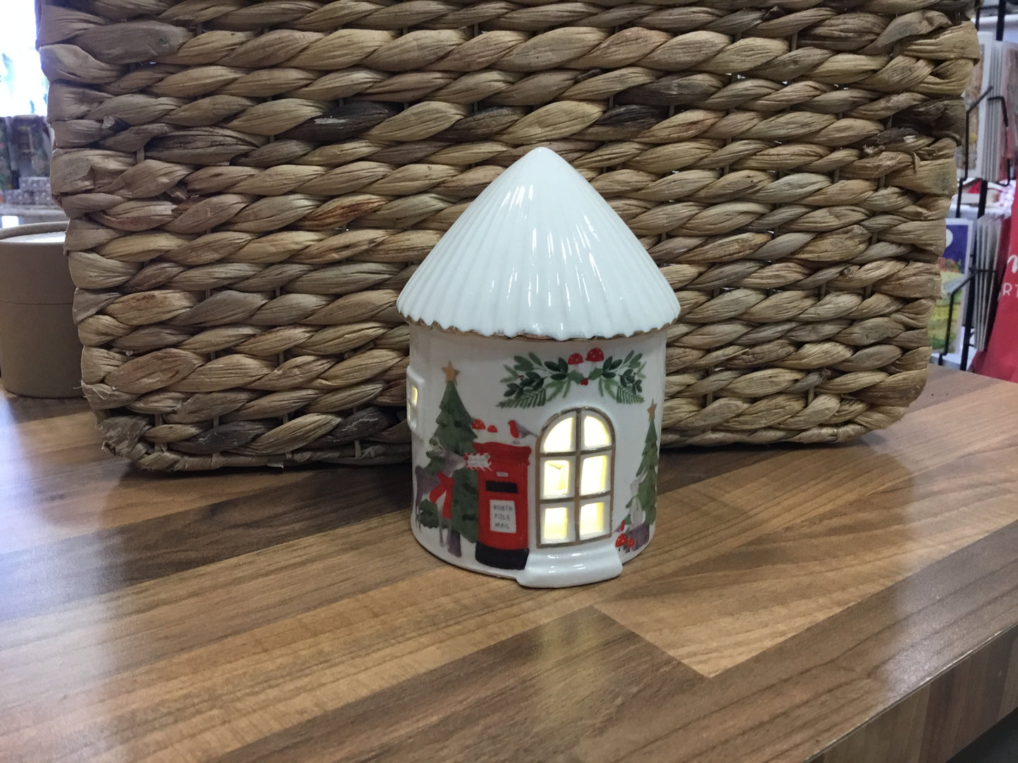 Winter wonderland house.