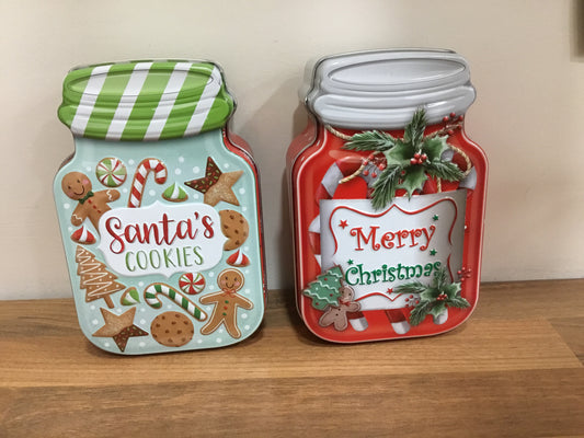 Christmas tin