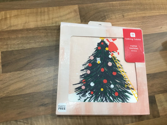Christmas tree napkins