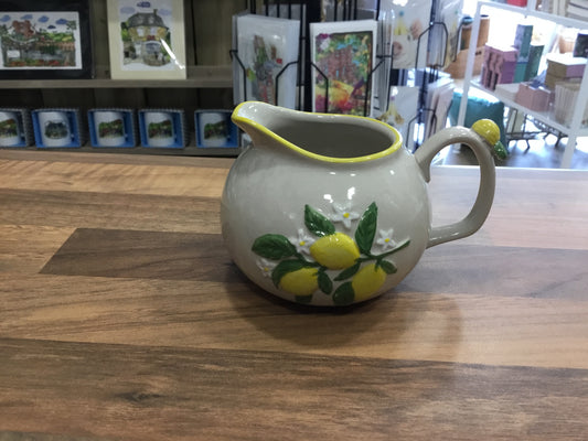 Lemon design ceramic jug