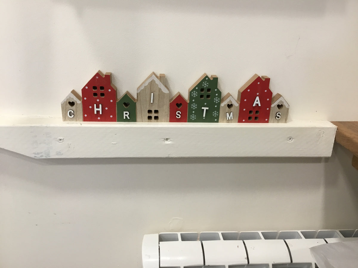 Christmas village scene
