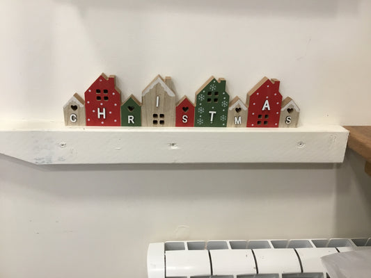 Christmas village scene