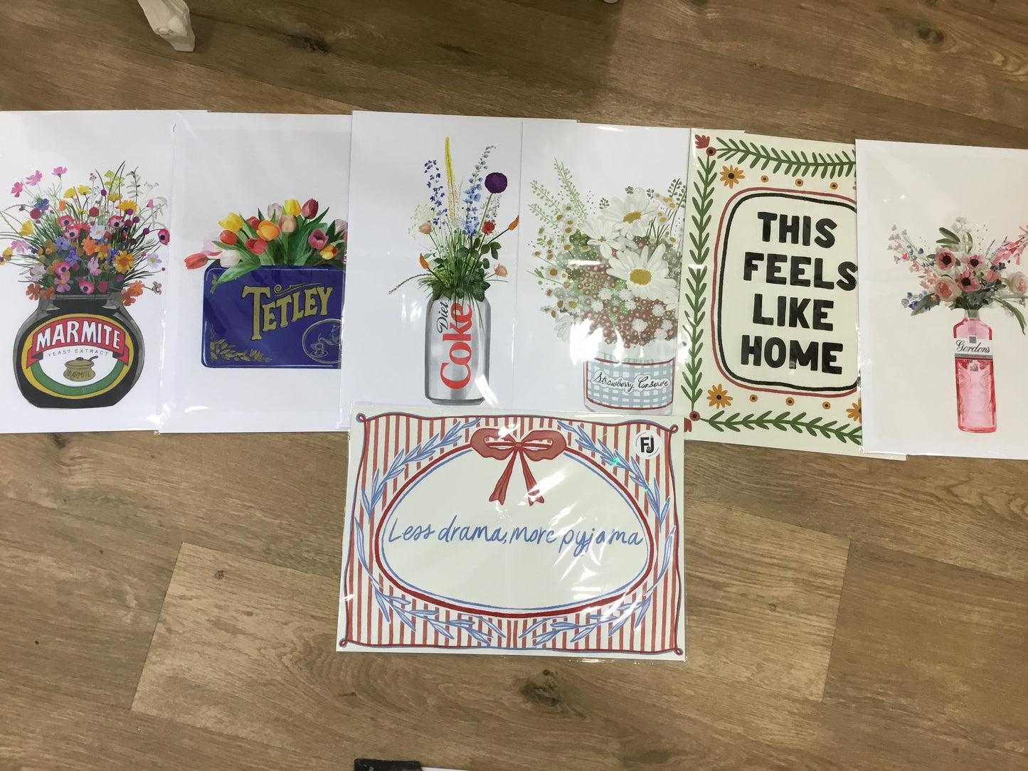 A3 assorted kitchen pictures.