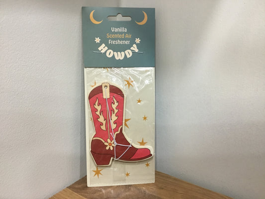 Cowboy boot air freshener