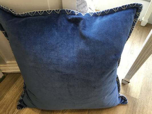 Blue cushion
