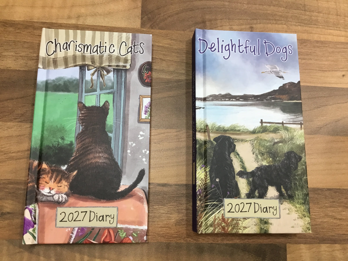 Pocket diaries cat and dog