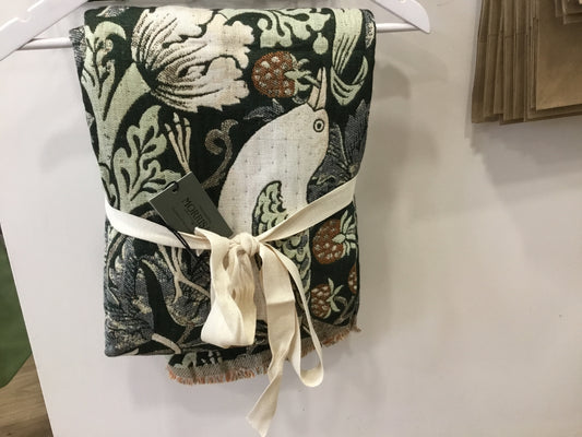 Strawberry Thief by Morris and Co. Throw