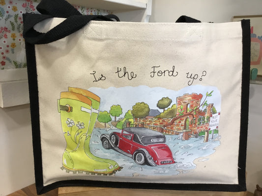 Kenilworth canvas shopping bag