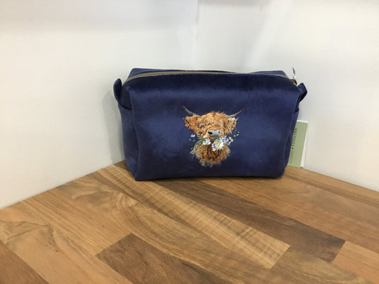 Wrendale make up bag. Cow.