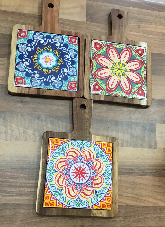 Wooden Tuscany design tiled board