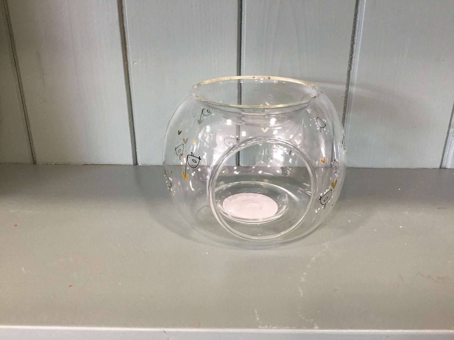 Glass wax burner
